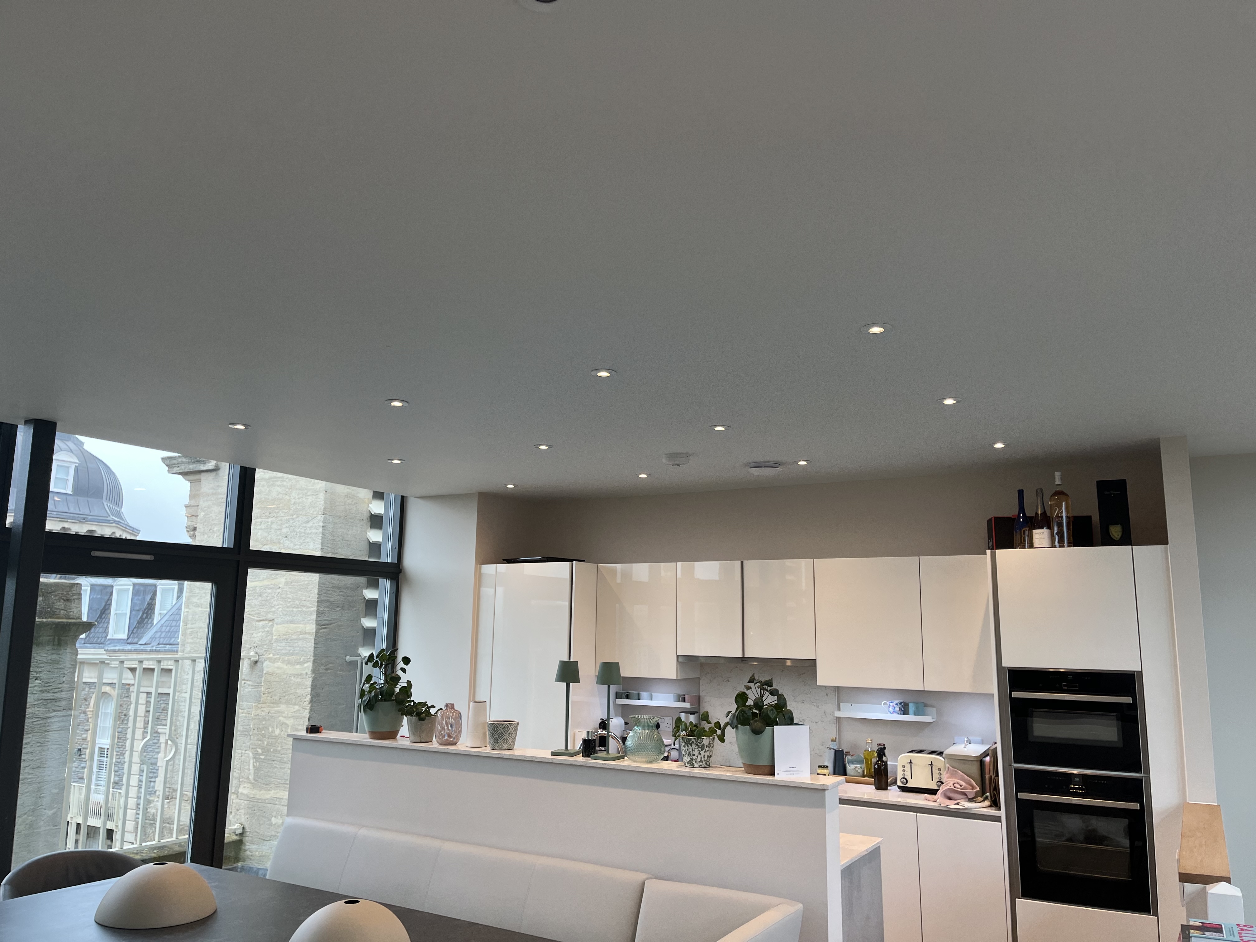 Kitchen Lighting controlled by kinetic switch installed by Fairway Electrical Bristol