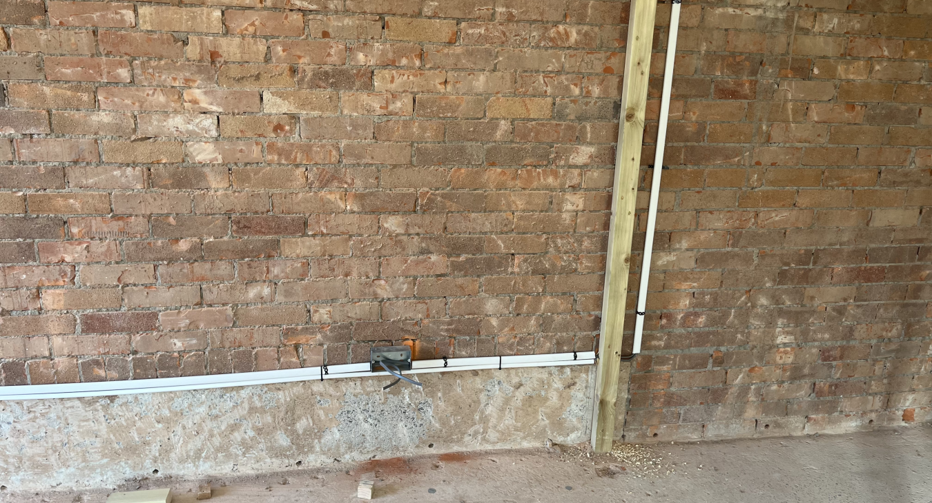 Rewire of a flat in Leigh Woods